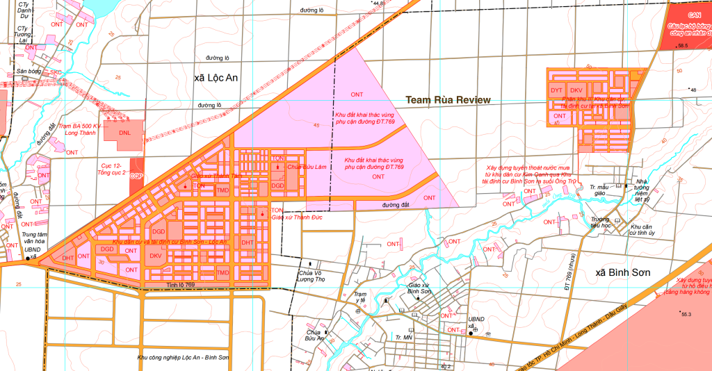Quỹ đất lợi thế tuyến DT 769 46,2 ha tại 2 xã Lộc An, Bình Sơn trong KHSDĐ 2024 huyện Long Thành