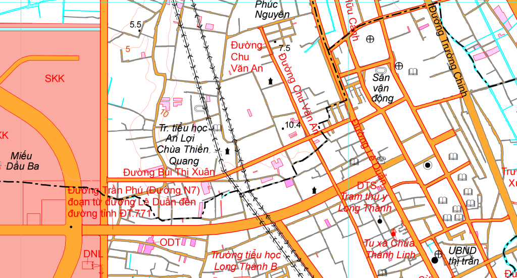 Đường Bùi Thị Xuân nằm trong kế hoạch sử dụng đất năm 2024 huyện Long Thành