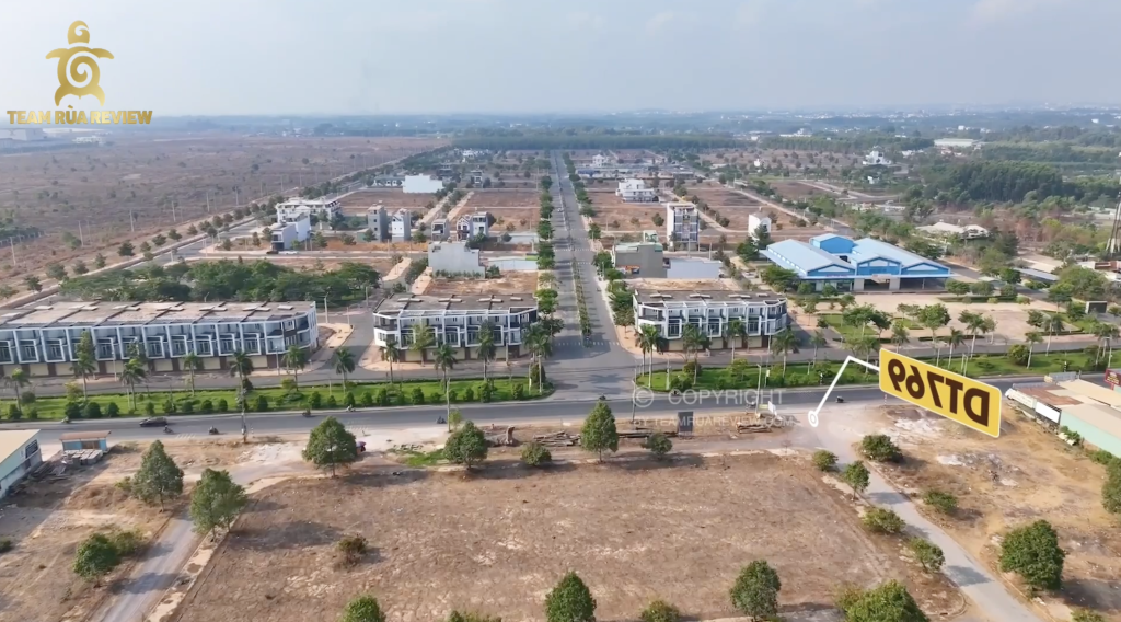 Toàn cảnh dự án khu dân cư D2D Lộc An