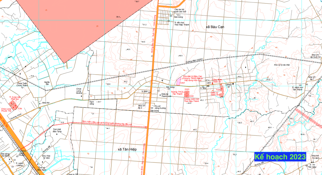 Danh mục dự án hủy bỏ kế hoạch sử dụng đất 2024 của huyện Long Thành 9