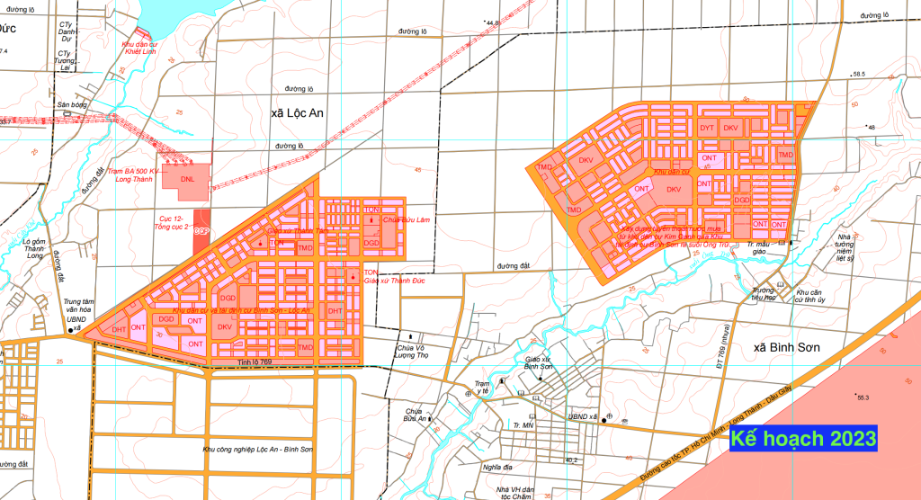 Danh mục dự án hủy bỏ kế hoạch sử dụng đất 2024 của huyện Long Thành 17