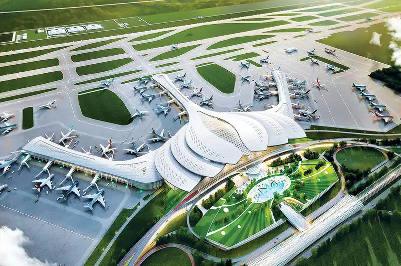 Mô hình siêu cảng hàng không quốc tế Long Thành